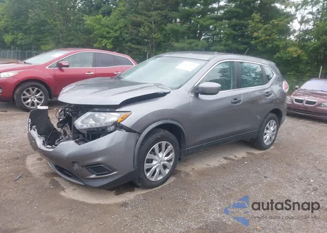 2016 Nissan Rogue S from USA, damaged, VIN KNMAT2MVXGP627965